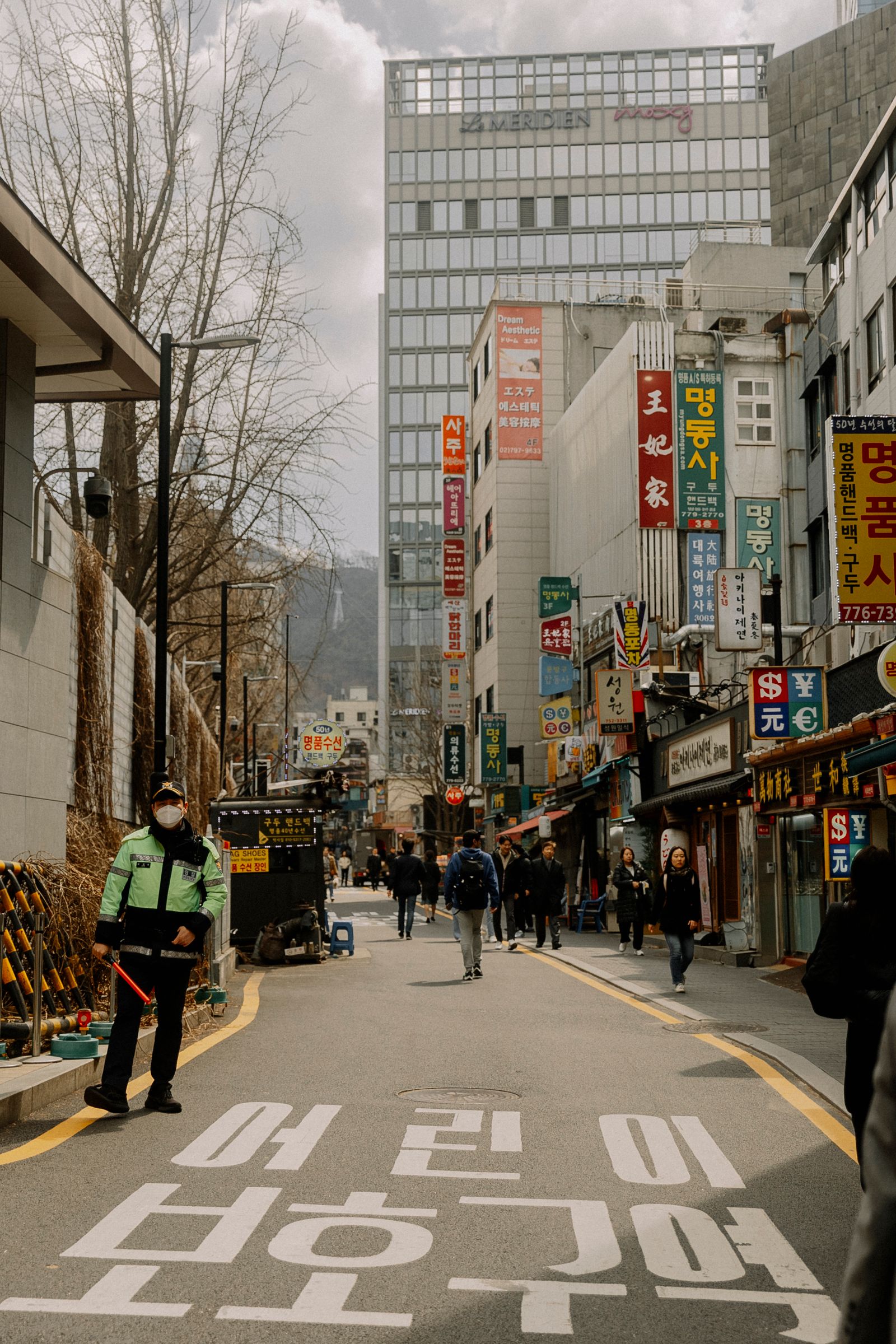 도심 거리 풍경
